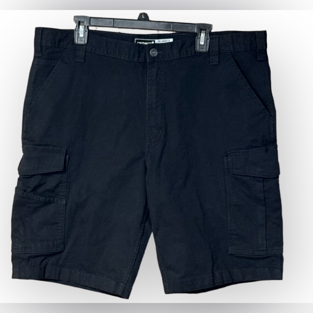 RUGGED FLEX® RELAXED FIT CANVAS CARGO WORK SHORT